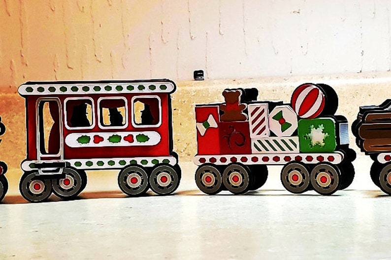 Download Christmas Train Layered Svg File Paper Party Kids Craft Supplies Tools Sirba Communication Com