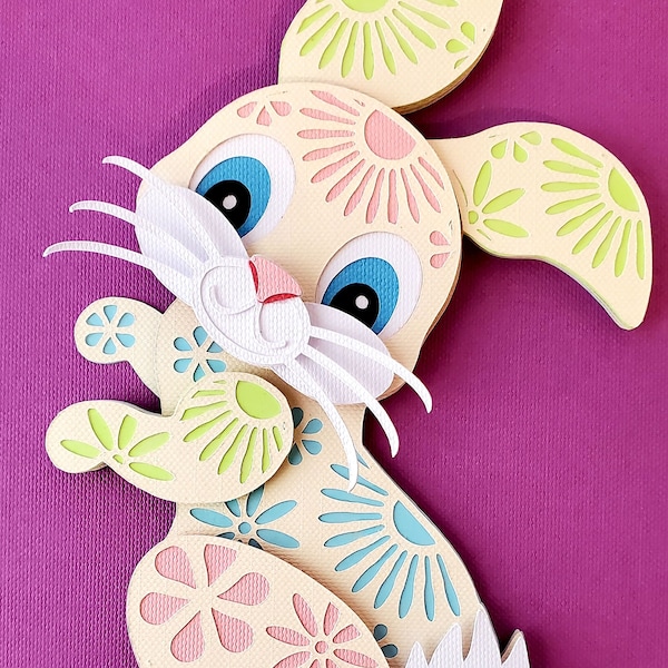 Mandala Layered Bunny SVG File by Cindy Duke Mandala Layered Bunny SVG File by Cindy Duke