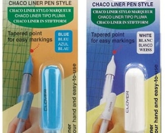 Clover Pen Style Chacoliners: Blue or White