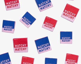 VENTE!! Matchy Matchy : 10 pack - Étiquettes tissées Kylie and the Machine (KATM)