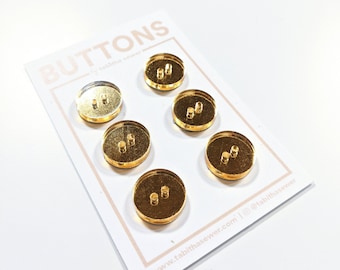 Buttons par Tabitha Sewer - Collection de boutons miroir : 1,5 cm (0,59 pouce)