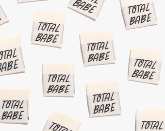 Total Babe: 10 pack - Woven Kylie and the Machine (KATM) Labels