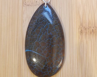 Collar Vana - Ágata con vetas de dragón