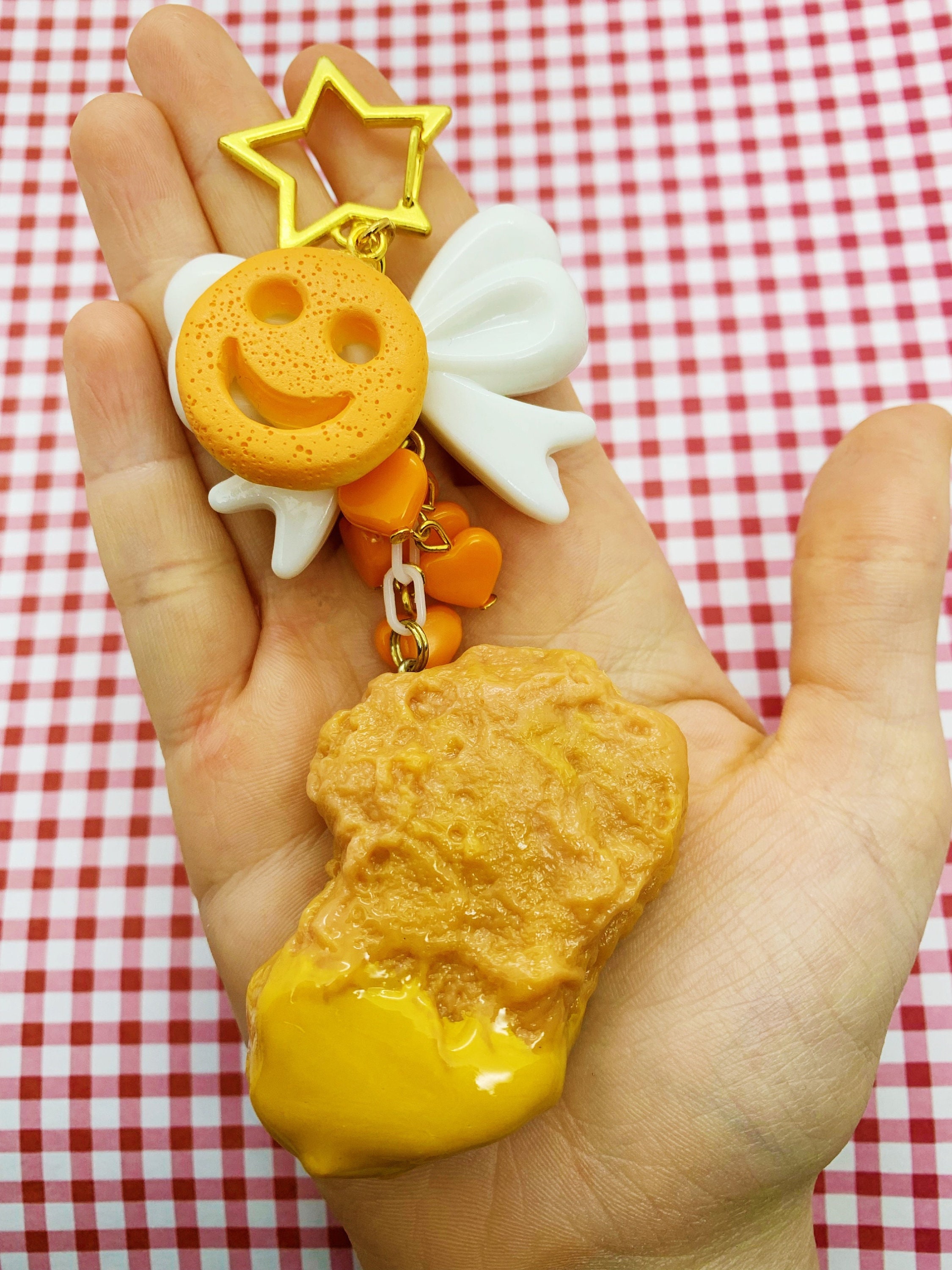 Chicken nugget keychain clearance