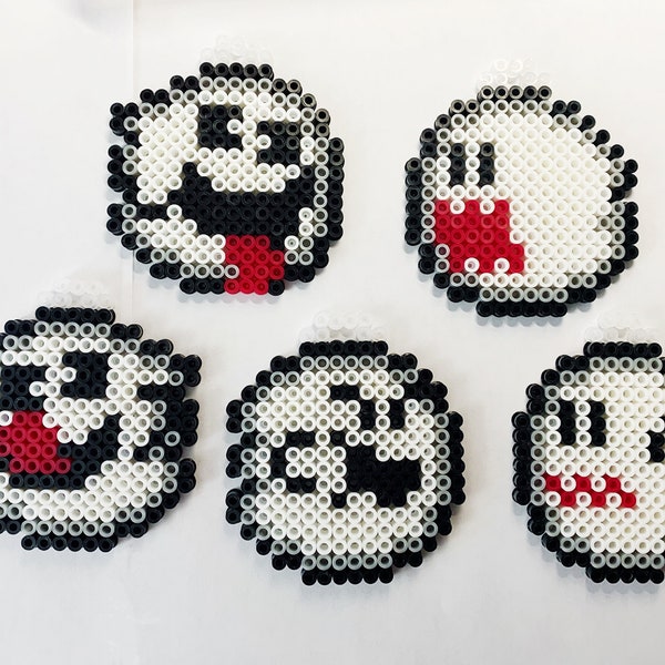 Mario Bros Super Mario Boos Ghost/Silly Boo Perler Porte-clés