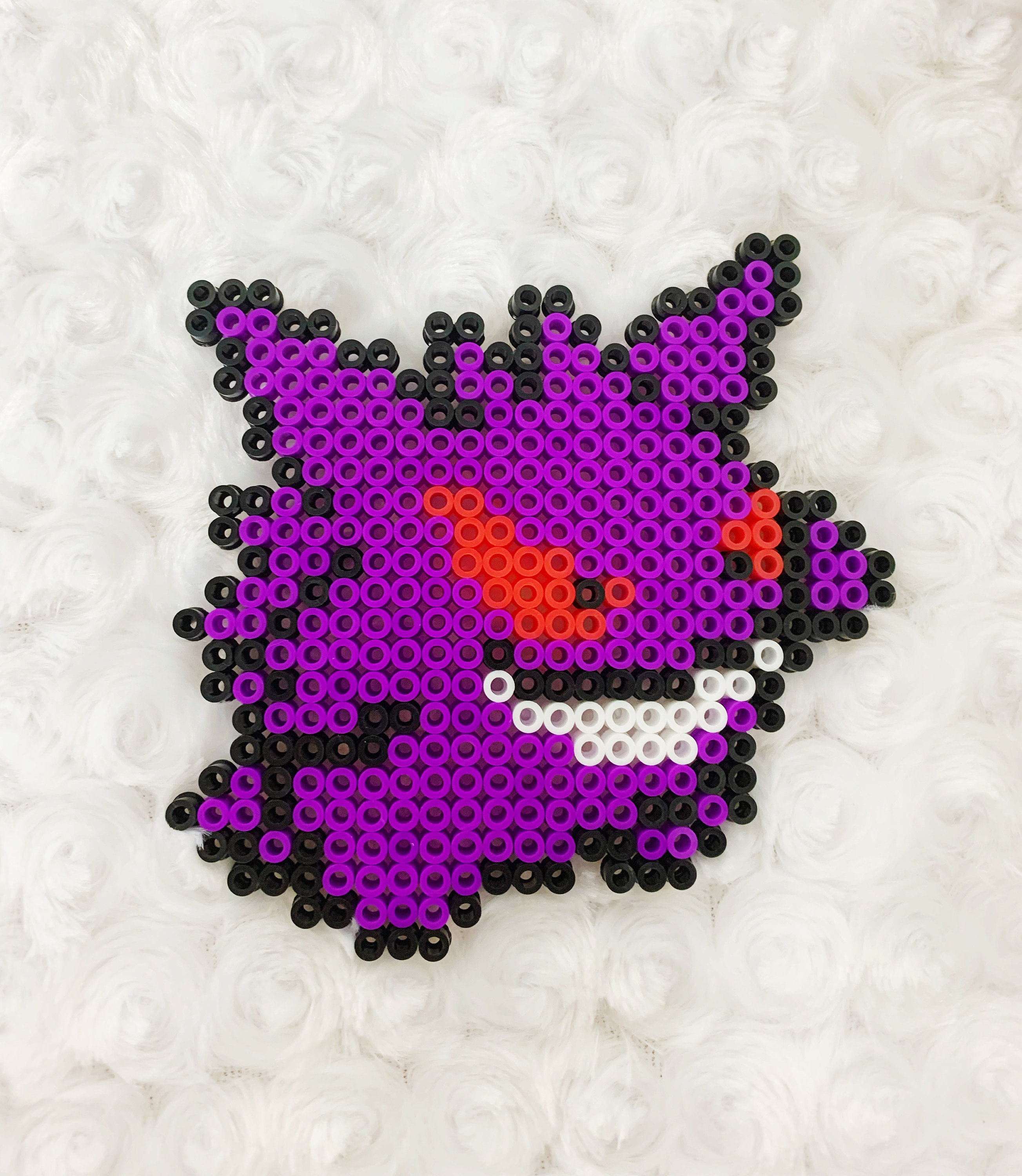 Mega Shiny Gengar Kandi Perler Pokemon Wall Art Pikachu Ghost