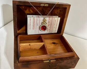 Estella Von Hellman’s Jewelry Box, Necklace with Key Cruella Movie Prop Replica