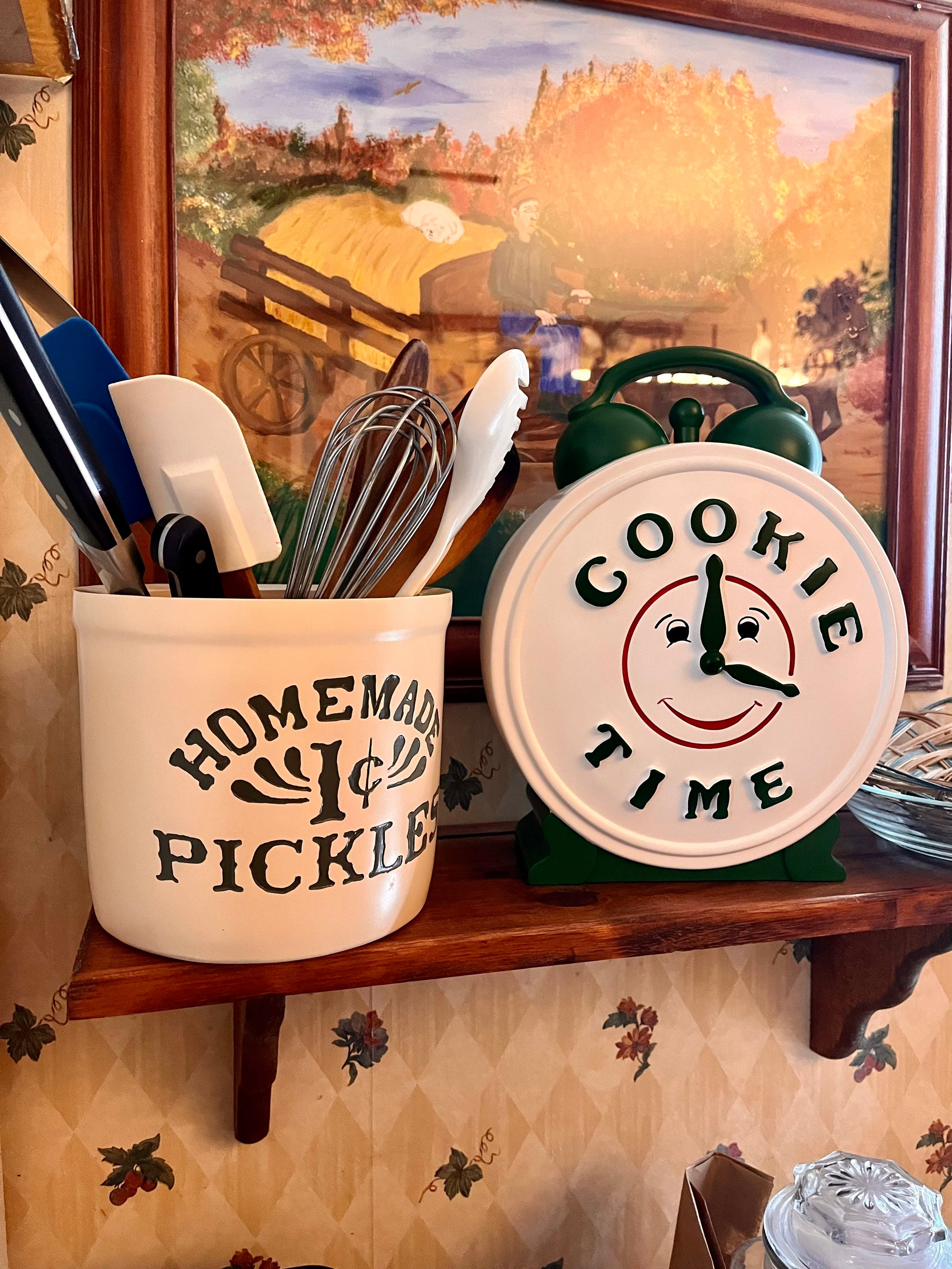 Friends Cookie Jar & Pickle Crock From Monicas Kitchen Etsy