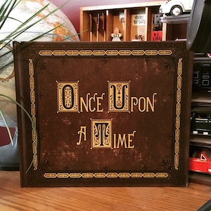 Once Upon A Time Book of Classic Fairytales large 13" x 11" x a 1/2" thick hardcover landscape format