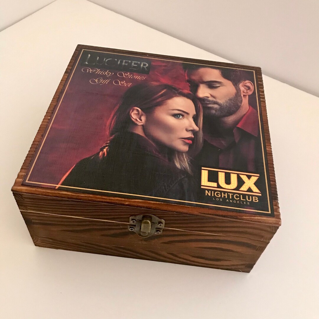 Lucifer Whiskey Stones Collectable Gift Set Etsy