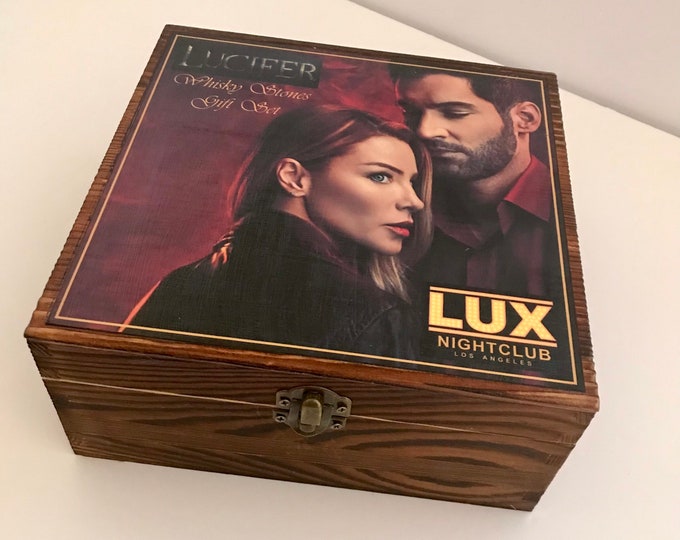 Lucifer Whiskey Stones Collectable Gift Set