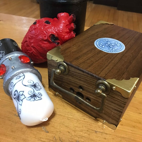 Once Upon A Time Verzauberte Kerze Coras Herz Box Replik Etsy