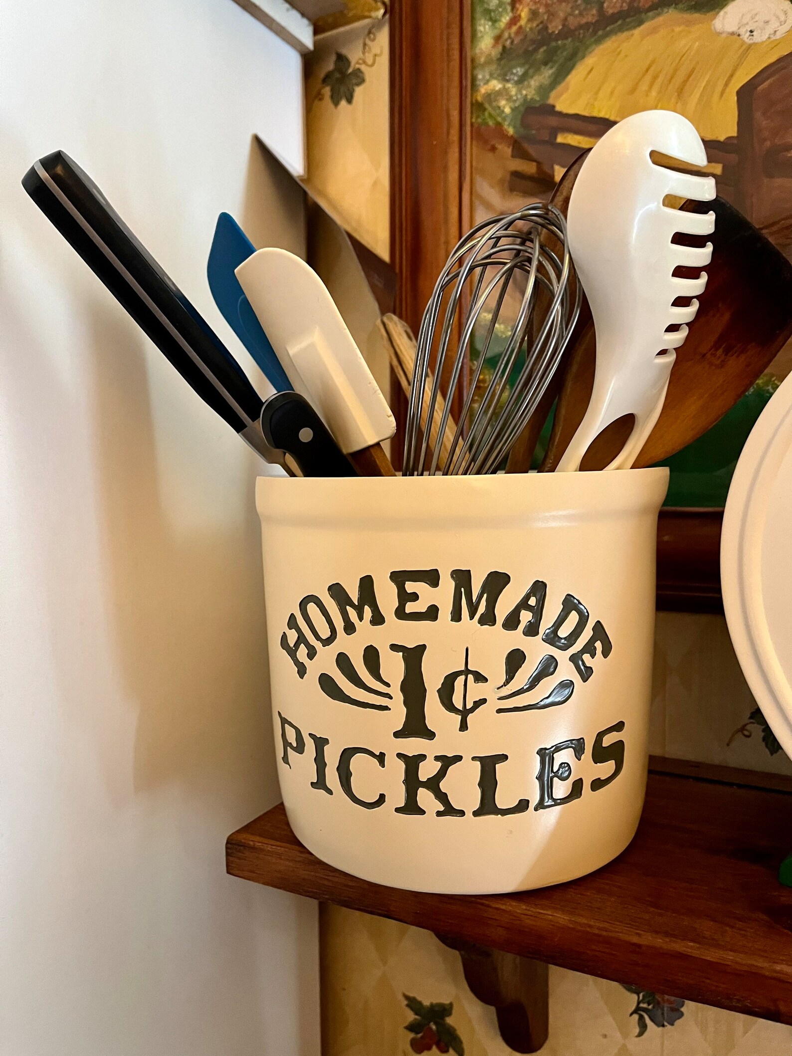 Friends Cookie Jar & Pickle Crock From Monicas Kitchen Etsy