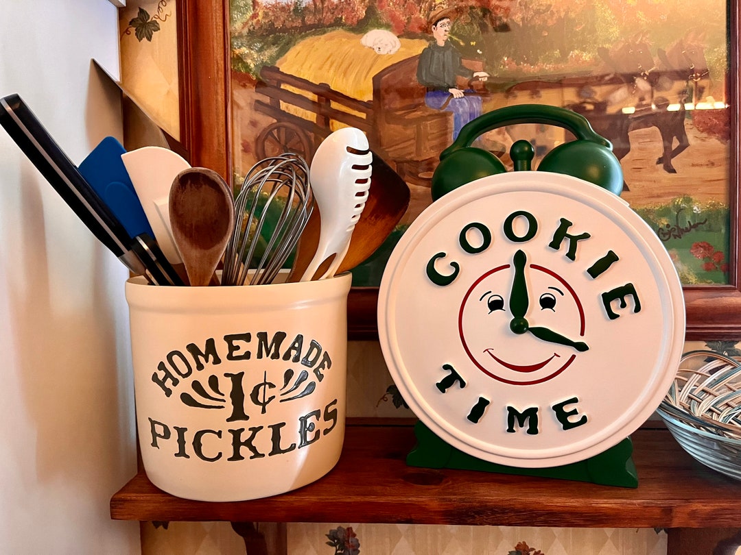 Friends Cookie Jar & Pickle Crock From Monicas Kitchen Etsy