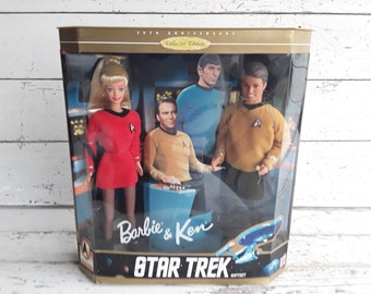 barbie and ken star trek gift set value