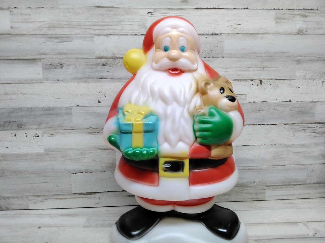 Vintage Santa Blow Mold Christmas Blow Molds General Foam - Etsy