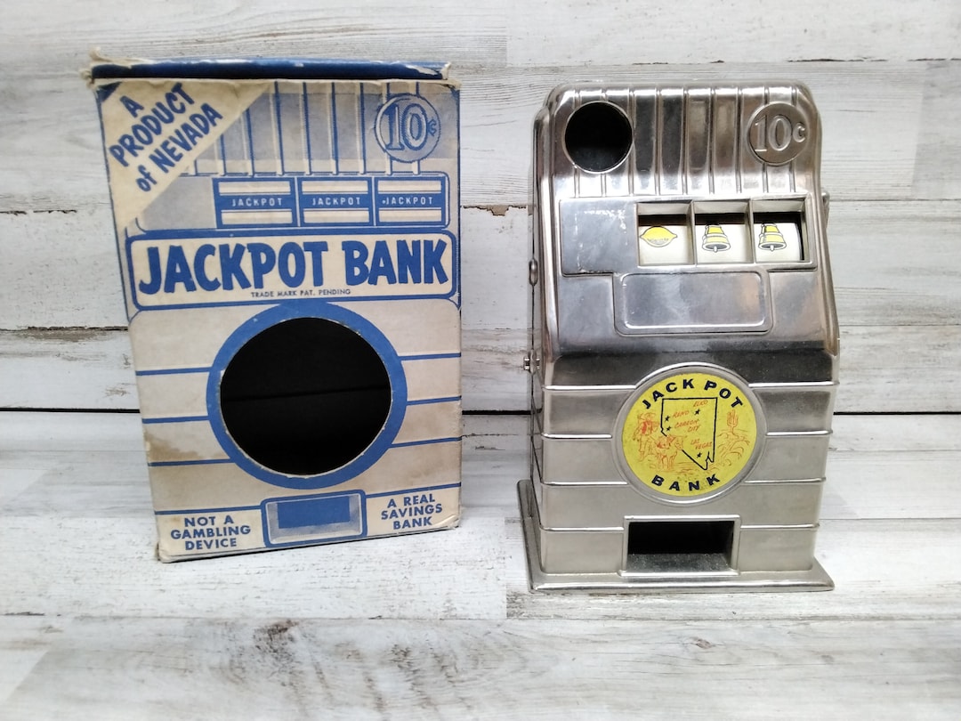Slot Machine Coin Bank Collectors Delight