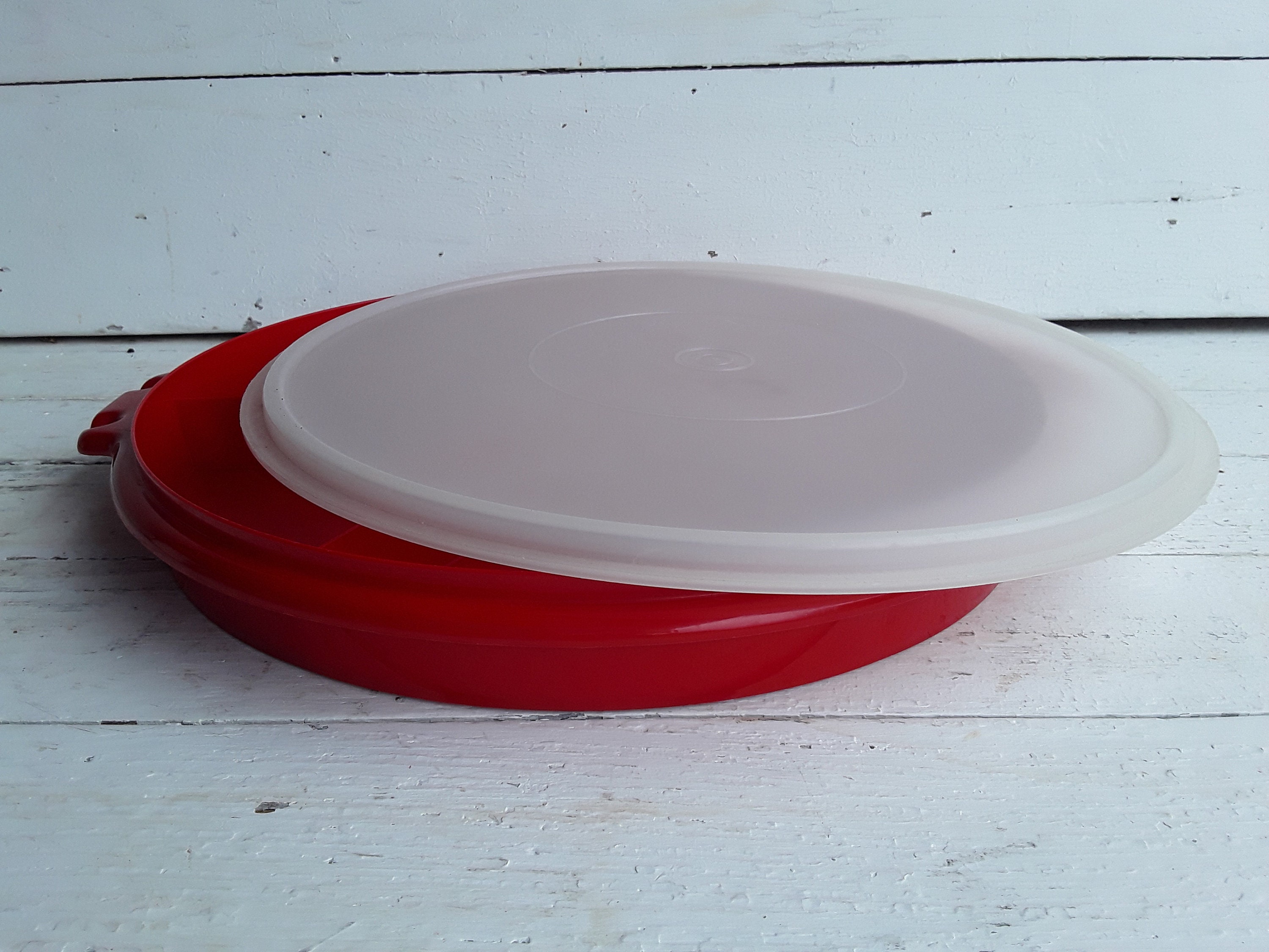 Tupperware Divided Tray Relish Carrier Vintage Party Susan Etsy