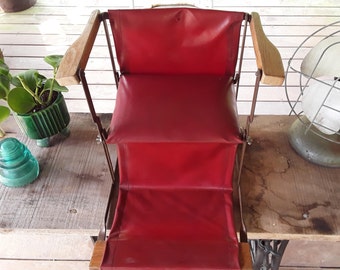 Vintage Child's Portable/Foldable High Chair Vintage Children Room Decor