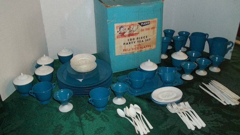PLASCO USA Tea Time Sets 100 Pieces