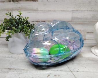 Vintage Clear Glass “rabbit/bunny on a Nest” - Etsy