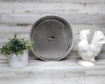 Vintage verwende chef-kok vlaai/taartvorm / bakvorm met geschulpte rand