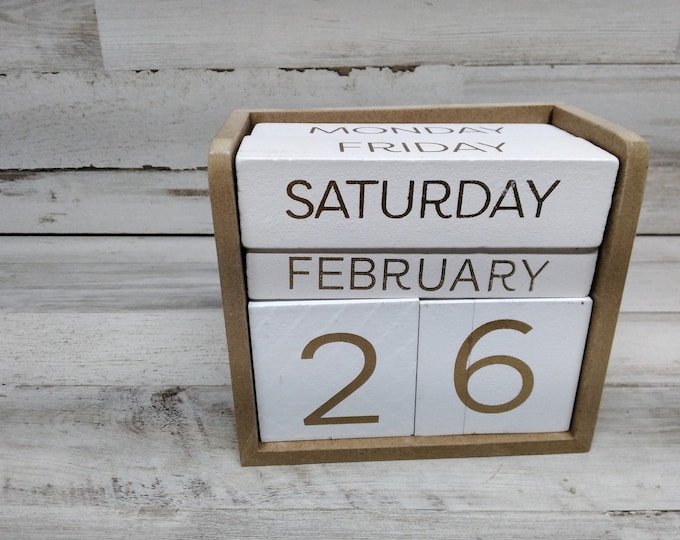 Teacher Perpetual Flip Calendar Printable Digital Download - Etsy
