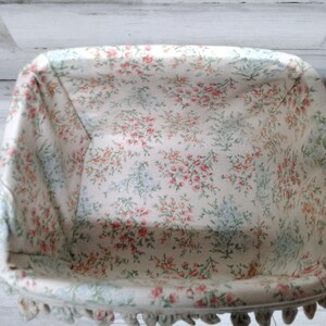 Longaberger 2002 Mothers Day Basket Liner / Protector Liner / Picture Frame Lid & Tie On / Dresden, Ohio 2022 image 8
