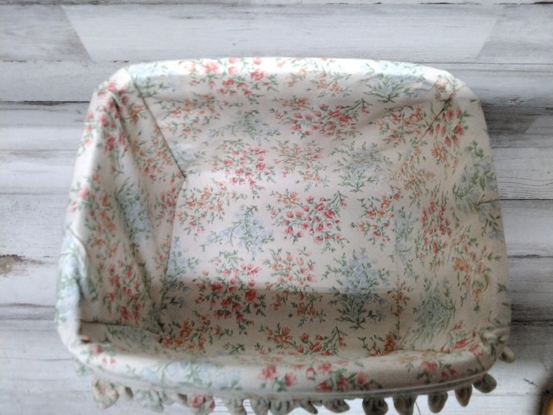 Longaberger 2002 Mothers Day Basket Liner / Protector Liner / Picture Frame Lid & Tie On / Dresden, Ohio 2022 image 8