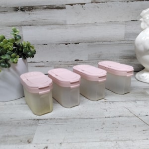 Vintage Tupperware Gewürzstreuer / Kleine Tupperware Streuer / 1980er Jahre Tupperware / Tupperware Moduler Mate