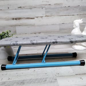 Dessus de table pliant pour table à repasser avec manche vintage, planche à repasser et manche pour table à repasser pliante à coudre