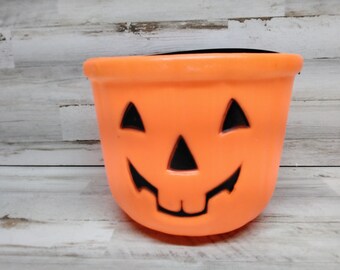 ヴィンテージ ジャック・オー・ランタン ハロウィン キャンディバケツ