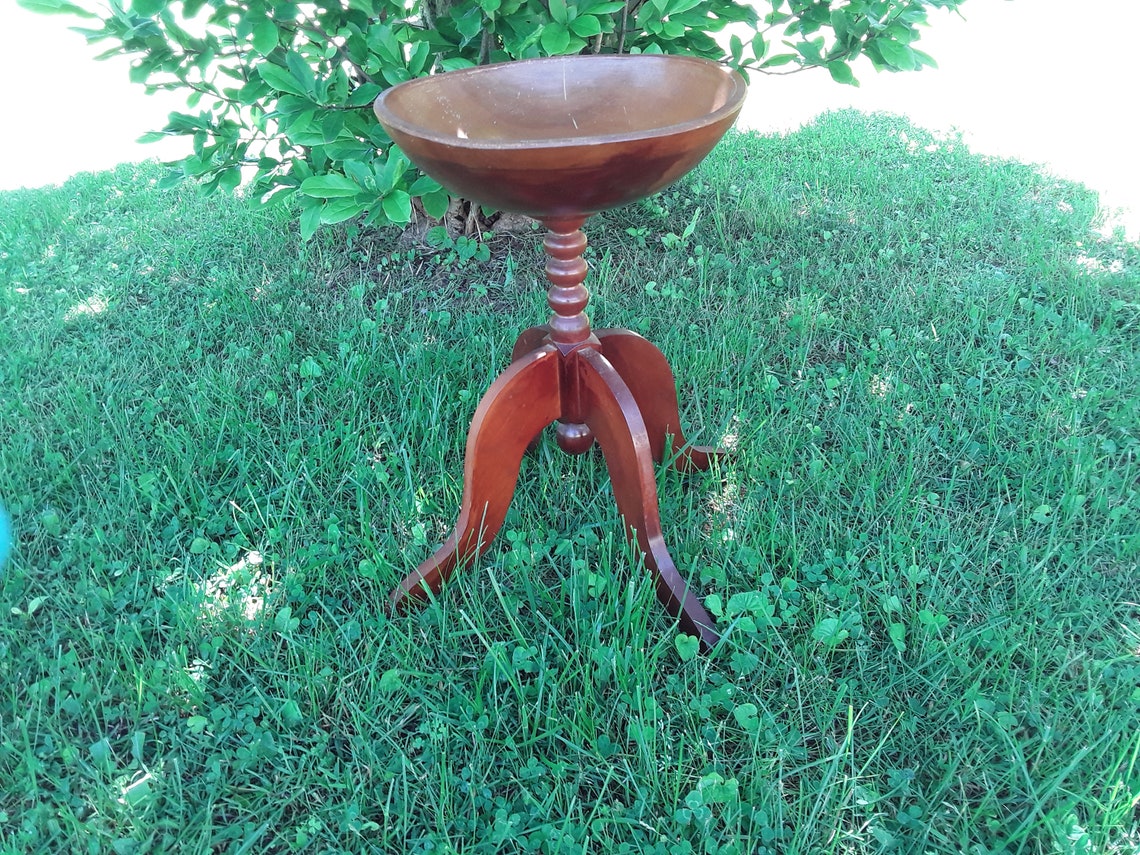 Antique Wooden Dough Bowl on Legs / Wooden Dough Bowl / Etsy