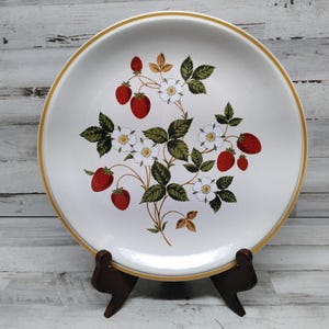 Vintage Strawberry Dinner Plates - Etsy