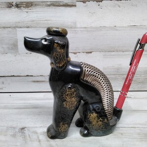 Ceramic Poodle Letter Holder - Etsy