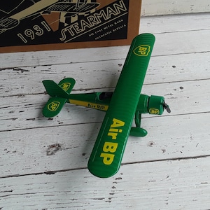 Ertl Collectible 1931 Stearman Air BP  Die Cast Metal Coin Bank