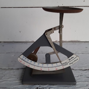 Vintage gris Hamilton escala industrial Steampunk decor colección joyerías escala hecha en EE.UU.