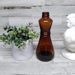Vintage 1960&#39;S Crisco Amber Airglass Bottle. / Vintage Amber Bottles  / 1960&#39;S Amber Bottles. / Vintage Cisco Bottles