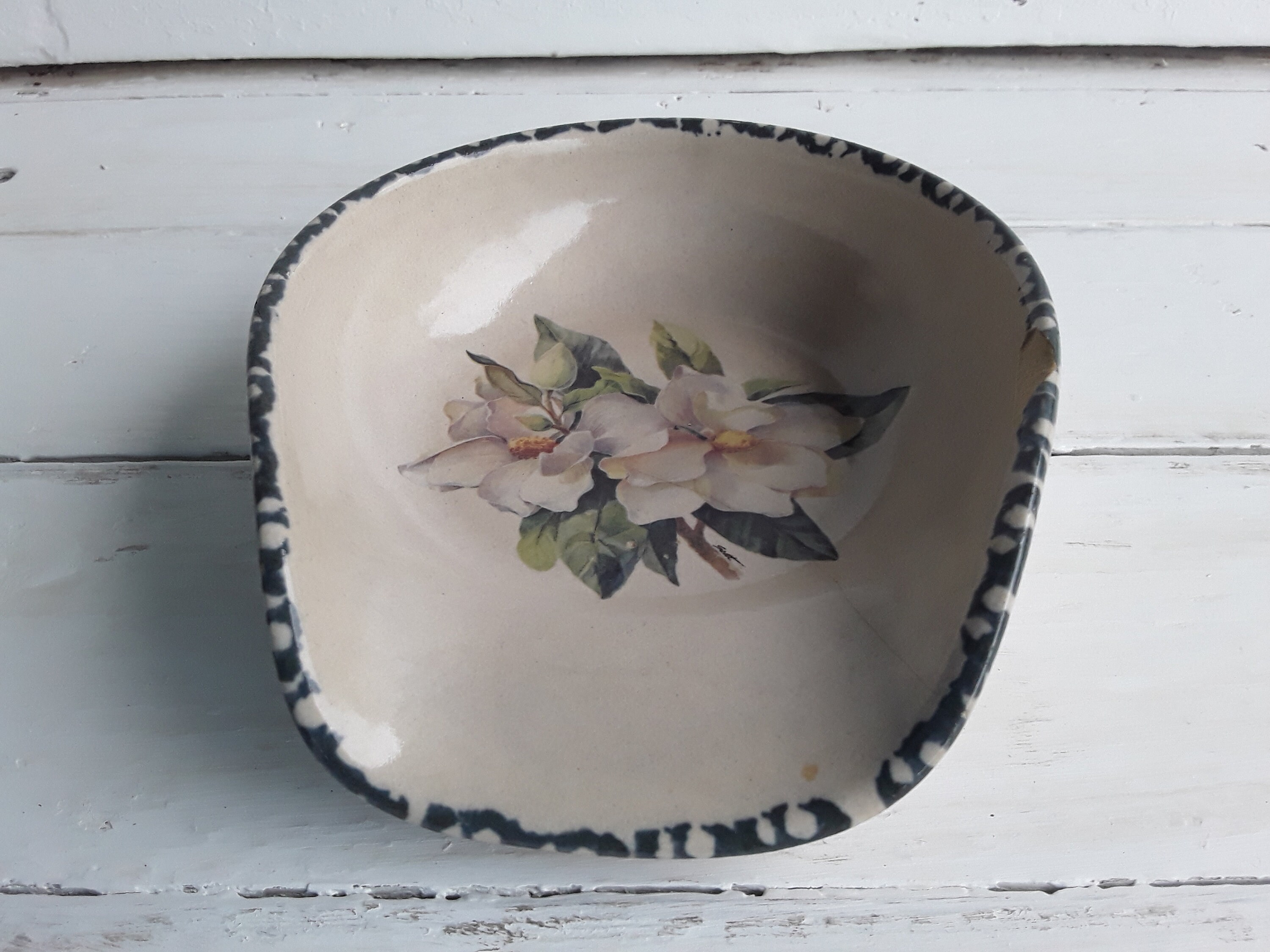 Magnolia Black Rim Ceramic Utensil Holder - Magnolia
