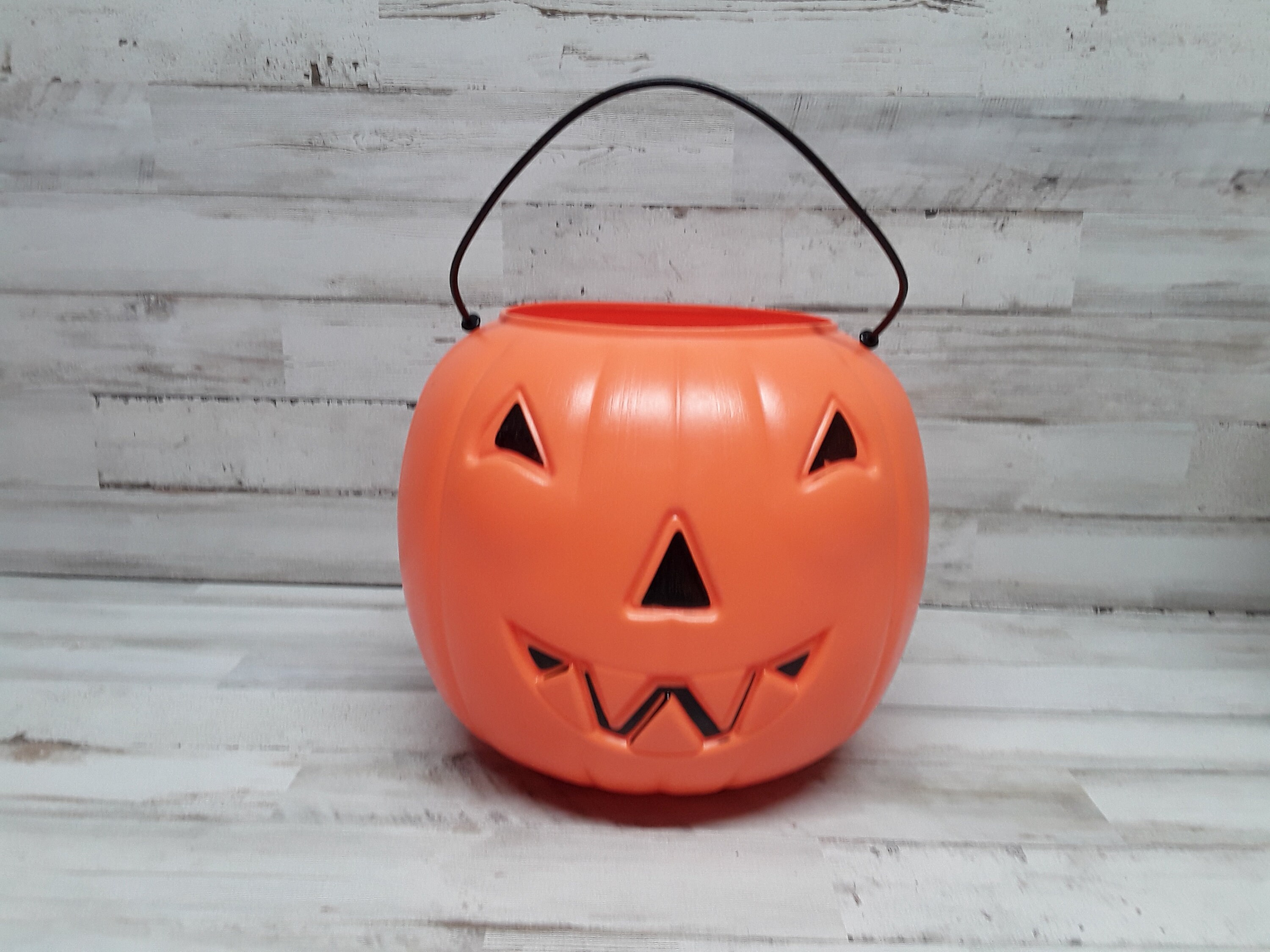 Vintage Halloween Candy Bucket Jack O Lantern JOL Trick or - Etsy