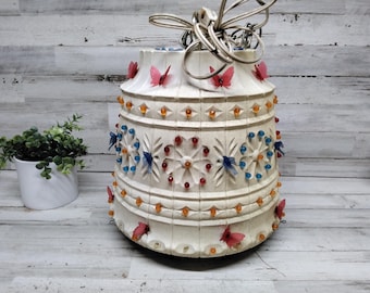 Vintage Lawnware Hanging Lamp - Model 2323 | Boho Pendant