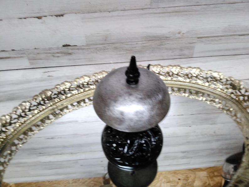 Antique Front Desk Bell / Hotel Service Bell. / Cast Iron/ Steel Service Bell / Lobby Bell image 8