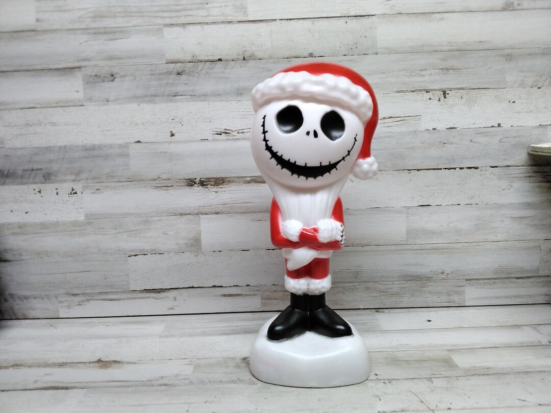 Jack Skellington Lighted Yard Decor / Tabletop Blow Mold / Etsy