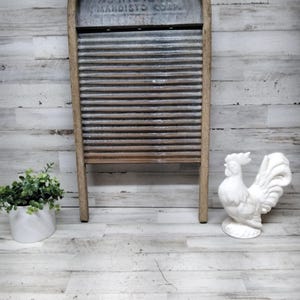 Antique Washboard Mandisco, Mandisto Corp. / Antique Washboards. / Farmhouse Laundry Room Decor   / Farmhouse Decor