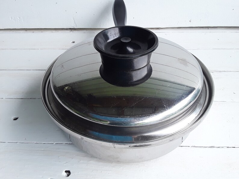 Chefs Ware by Townecraft Skillett Pan With Lid Etsy