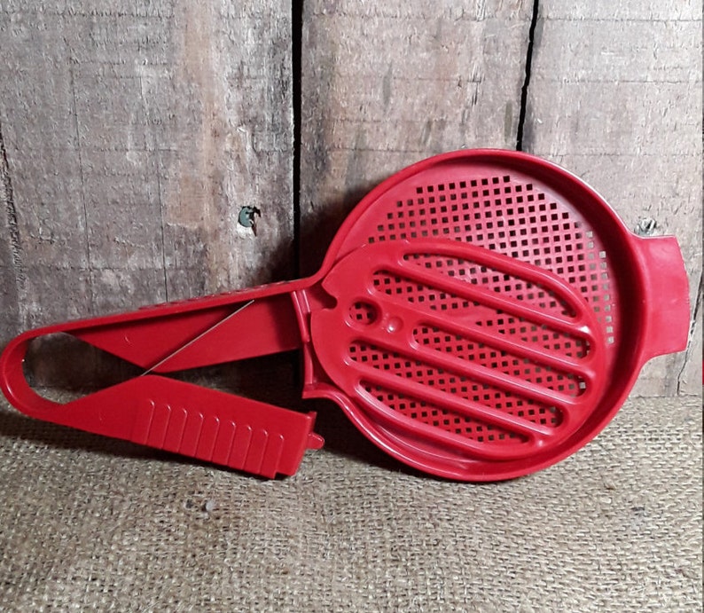 Vintage Orange Tupperware Flour Sifter Etsy