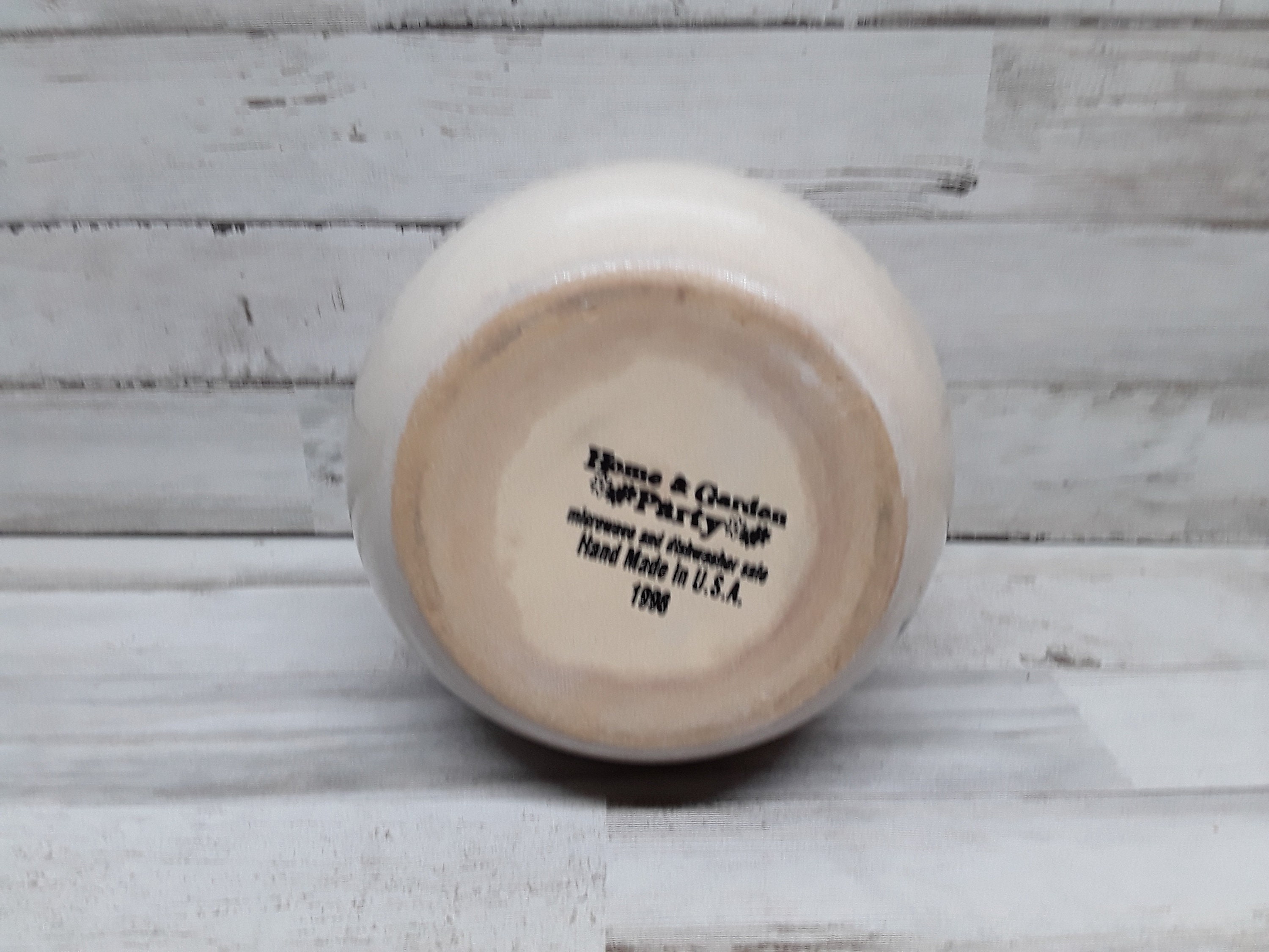 Home & Garden Party Magnolia Stoneware Utensil Holder 1998 Etsy