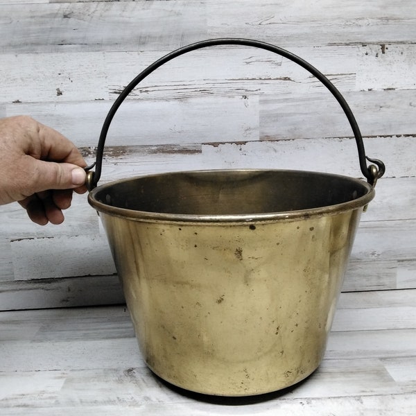 Brass Bucket Etsy