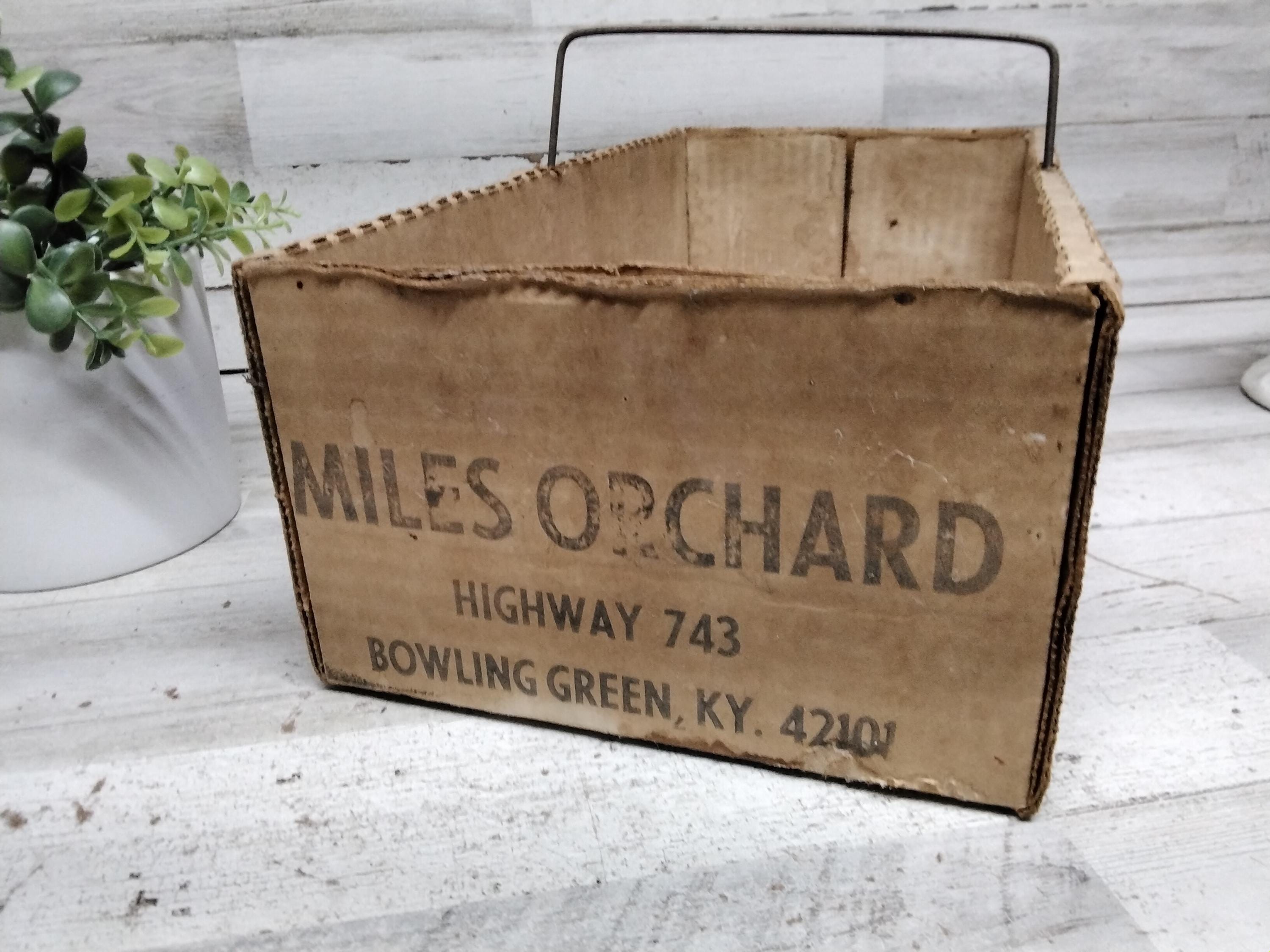 Antique Wire Crate - Etsy