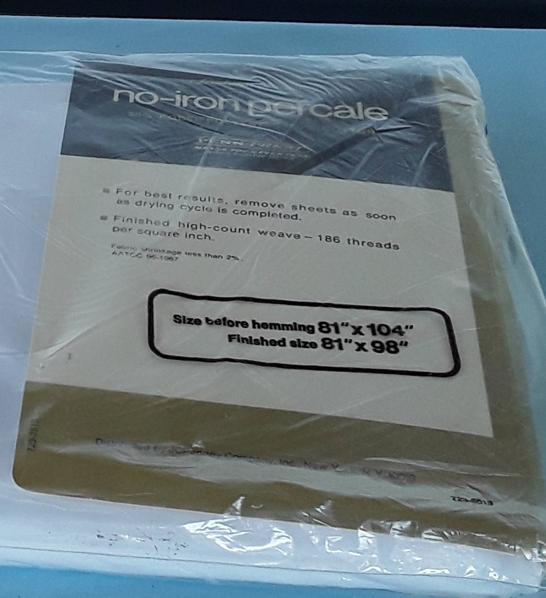 Vintage Jcpenney White Percale Full/double Bed Flat Sheet No Etsy